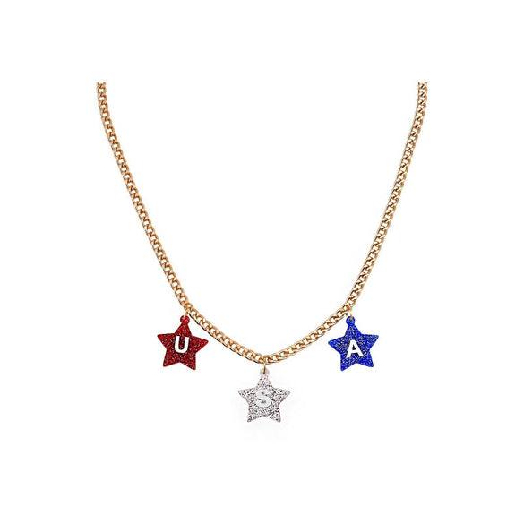 Unisex Electroplated Alloy Heart Pendant Clavicle Necklace With Geometric Letter Text Pattern Adjustable Chain Jewelry