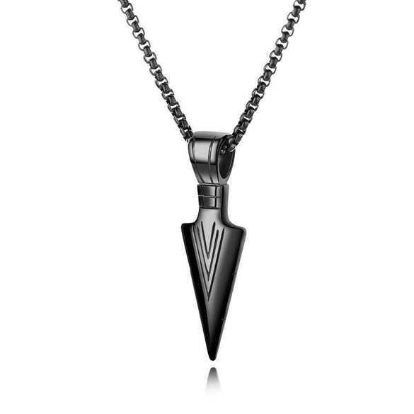Unisex Electroplated Alloy Necklace With Titanium Steel Headphone Pendant Keel Chain And Rock Music Geometric Animal Zodiac Design