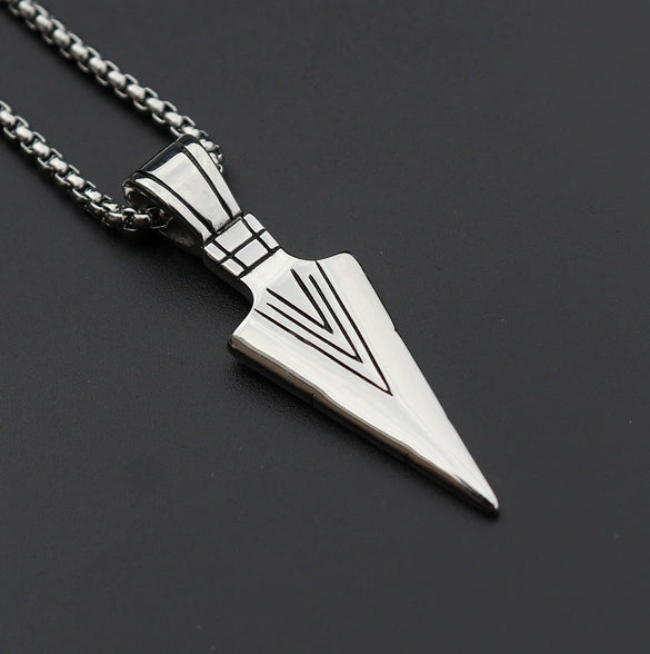 Unisex Electroplated Alloy Necklace With Titanium Steel Headphone Pendant Keel Chain And Rock Music Geometric Animal Zodiac Design