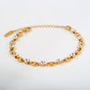 Unisex Elegant Geometric Stainless Steel Electroplated Bracelet Jewelry Accessories