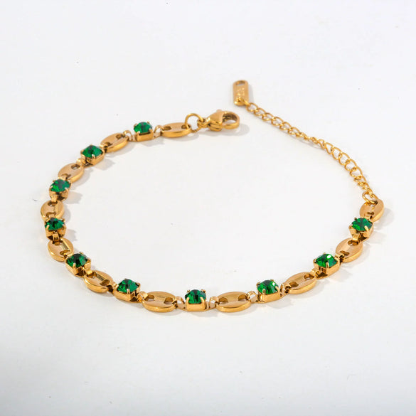Unisex Elegant Geometric Stainless Steel Electroplated Bracelet Jewelry Accessories