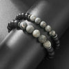Unisex Exotic Round Stone Bead Bracelet