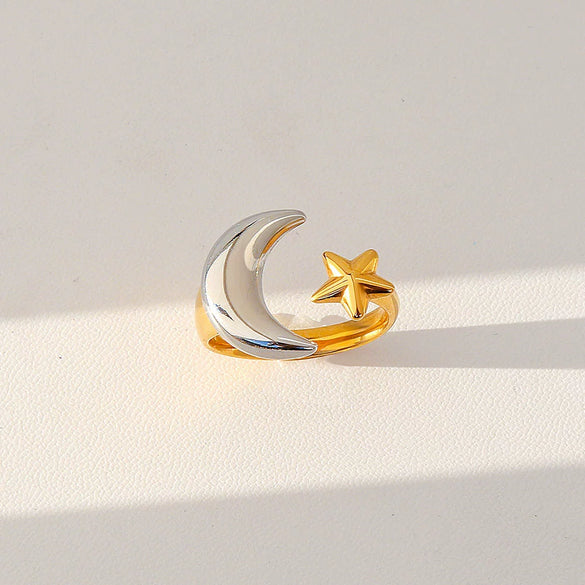 Unisex Geometric Electroplated Water Drop Shaped Zircon Adjustable Open Index Finger Ring
