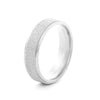 Unisex Geometric Frosted Titanium Steel Ring With Rose Gold Electroplated Finish Personality Style Jewelry