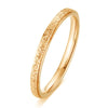 Unisex Geometric Frosted Titanium Steel Ring With Rose Gold Electroplated Finish Personality Style Jewelry