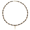 Unisex Geometric Style Coconut Shell And Wooden Beads Necklace With O Word Chain And Electroplating