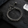 Unisex Geometric Titanium Steel Bracelet With Electroplated Finish Retro Minimalist Personality Jewelry Accessory