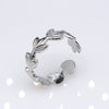 Unisex Geometric Titanium Steel Open Adjustable Ring With Electroplated Finish Exaggerated Hip Hop Style Statement Band