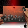 Unisex Gothic Zinc Alloy Cross Tassel Earrings With Stainless Steel Posts Electroplated Geometric Halloween Festival Design