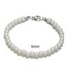Unisex Handmade Geometric Imitation Pearl Stainless Steel Bracelet