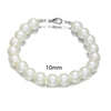Unisex Handmade Geometric Imitation Pearl Stainless Steel Bracelet