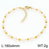 Unisex Handmade Geometric Titanium Steel Bracelet Plated With 18K Gold