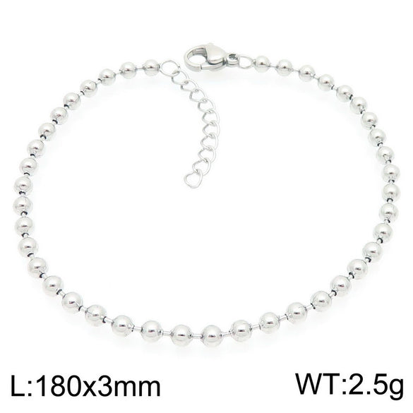 Unisex Handmade Geometric Titanium Steel Bracelet Plated With 18K Gold