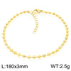 Unisex Handmade Geometric Titanium Steel Bracelet Plated With 18K Gold