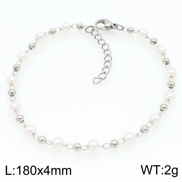 Unisex Handmade Geometric Titanium Steel Bracelet Plated With 18K Gold