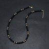 Unisex Handmade Glass Glazed Geometric Beaded Necklace