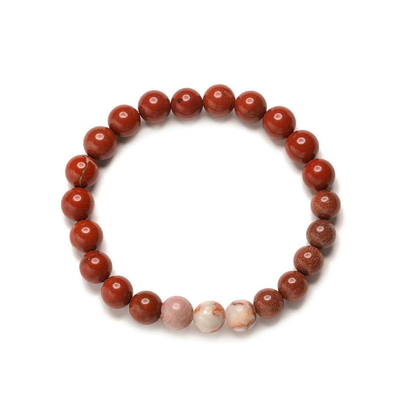 Unisex Handmade Planet Bracelet With Natural Stone And Agate Animals Zodiac Pattern