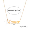 Unisex Handmade Stainless Steel And Titanium Steel Constellation Bamboo Chain Necklace In Ins Style