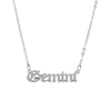 Unisex Handmade Stainless Steel And Titanium Steel Constellation Bamboo Chain Necklace In Ins Style
