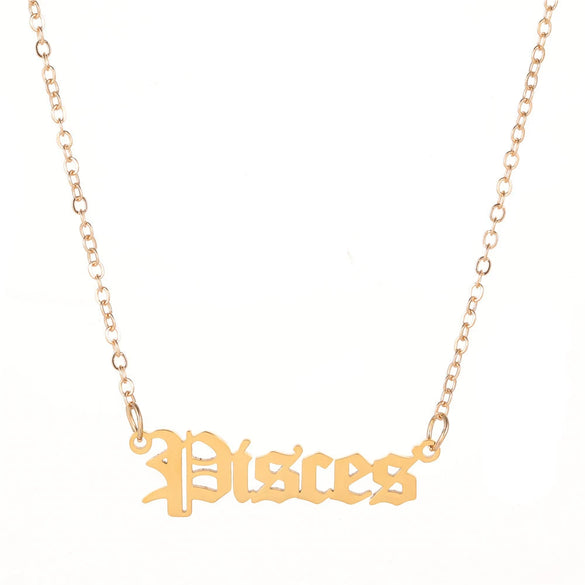 Unisex Handmade Stainless Steel And Titanium Steel Constellation Bamboo Chain Necklace In Ins Style
