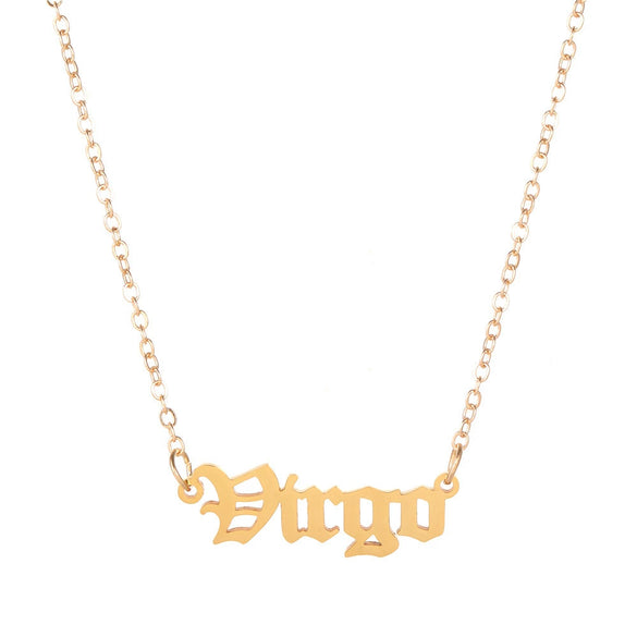 Unisex Handmade Stainless Steel And Titanium Steel Constellation Bamboo Chain Necklace In Ins Style