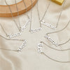 Unisex Handmade Stainless Steel And Titanium Steel Constellation Bamboo Chain Necklace In Ins Style