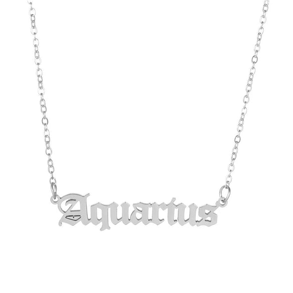 Unisex Handmade Stainless Steel And Titanium Steel Constellation Bamboo Chain Necklace In Ins Style