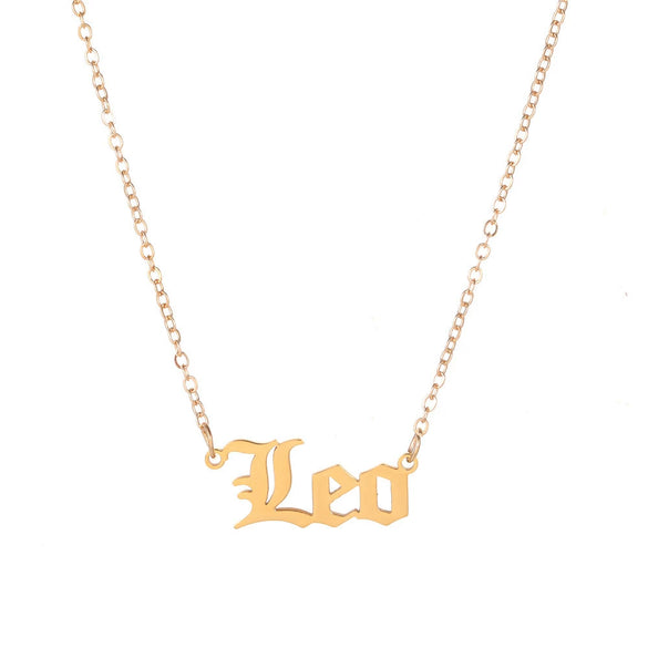 Unisex Handmade Stainless Steel And Titanium Steel Constellation Bamboo Chain Necklace In Ins Style