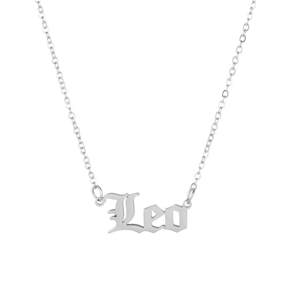 Unisex Handmade Stainless Steel And Titanium Steel Constellation Bamboo Chain Necklace In Ins Style