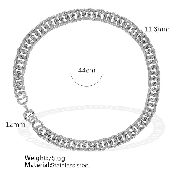 Unisex Handmade 316L Stainless Steel Retro Geometric Wave Pattern Necklaces And Bracelets With Electroplating Highend Jewelry