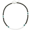 Unisex Handmade Wooden Beads And Pine Stones Geometric Hiphop Fashion Clavicle Chain