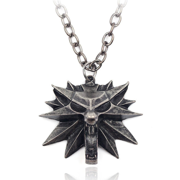 Unisex Hip Hop Alloy Pendant Necklace With Snake Bone Chain Cartoon Animal Zodiac Design Electroplated Streetwear Accessory