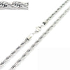Unisex Hip Hop Fashion Button Rope Titanium Steel And Stainless Steel Twist Chain Necklace With Geometric Pattern And Electroplating Treatment