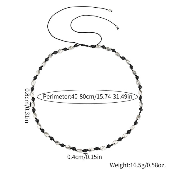 Unisex Hip Hop Geometric Metal Handmade Accessories Necklace