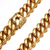 Unisex Hip Hop Personality Stainless Steel Vervain Chain Necklace With Geometric Design