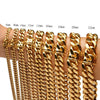 Unisex Hip Hop Personality Stainless Steel Vervain Chain Necklace With Geometric Design