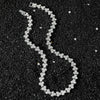 Unisex Hip Hop Style Alloy Cuban Chain Necklace Set With Diamonds And Geometric Triangle Stitching