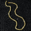 Unisex Hip Hop Style Alloy Heart Stitching Cuban Chain Necklace Set With Diamonds And Geometric Pattern