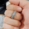 Unisex Hip Hop Style Copper Ring With Micro Inlaid Zircon And Geometric Design