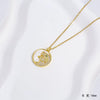 Unisex Jewelry Copper Pendant Necklace Inlaid With Zirconium Animal Zodiac Pattern Electroplating Design