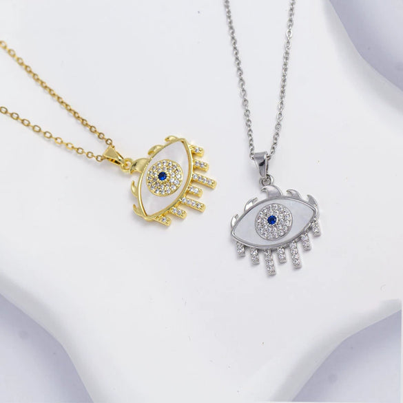 Unisex Jewelry Copper Pendant Necklace Inlaid With Zirconium Animal Zodiac Pattern Electroplating Design