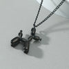Unisex Jewelry Necklace With Alloy And Titanium Steel Pendant In Animals And Zodiac Pattern Pearl Chain Electroplated