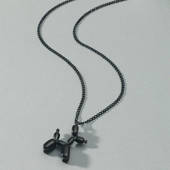 Unisex Jewelry Necklace With Alloy And Titanium Steel Pendant In Animals And Zodiac Pattern Pearl Chain Electroplated