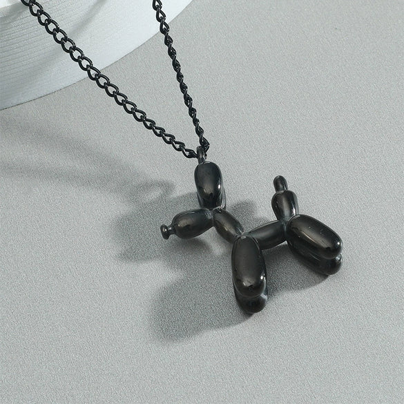 Unisex Jewelry Necklace With Alloy And Titanium Steel Pendant In Animals And Zodiac Pattern Pearl Chain Electroplated
