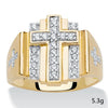 Unisex Metal Constellation Ring With Rhinestone Inlay Electroplated Fashion Jewelry Wholesale