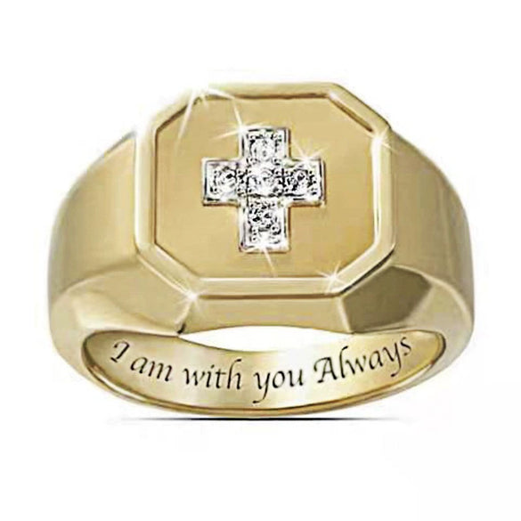 Unisex Metal Constellation Ring With Rhinestone Inlay Electroplated Fashion Jewelry Wholesale