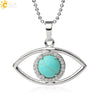 Unisex Minimalist Stone Necklace With Crystal Pendant Electroplated Ball Chain Clavicle Necklace