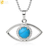 Unisex Minimalist Stone Necklace With Crystal Pendant Electroplated Ball Chain Clavicle Necklace