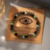 Unisex Natural Stone Handmade Geometric Devil's Eye Bracelet
