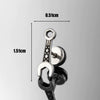 Unisex Piercing Titanium Steel Casting And Polishing Key Scissors Ear Studs